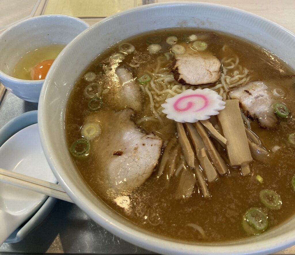 永福町大勝軒。店舗で食べた中華麺